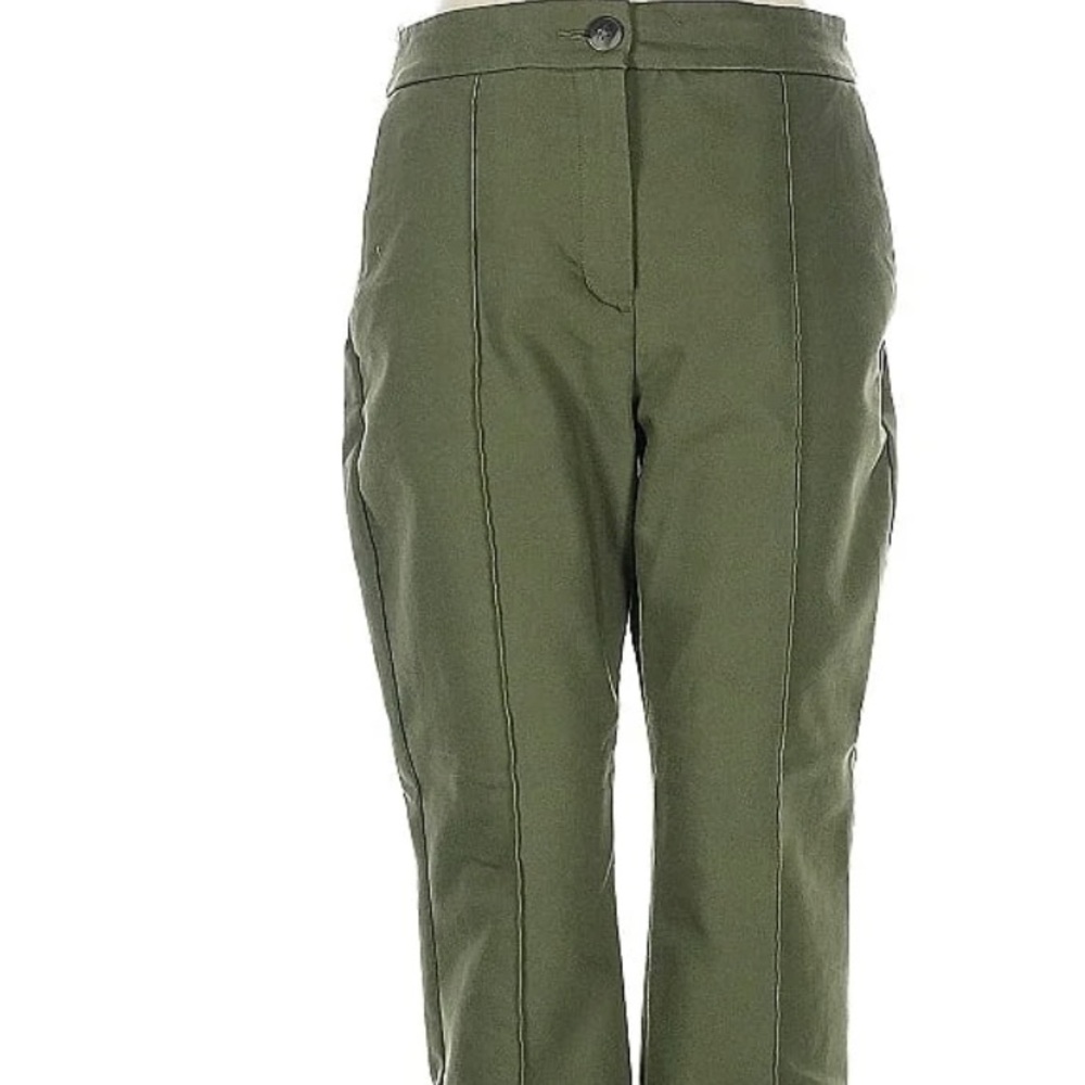 Express Green Chinos Versatile Cotton Blend